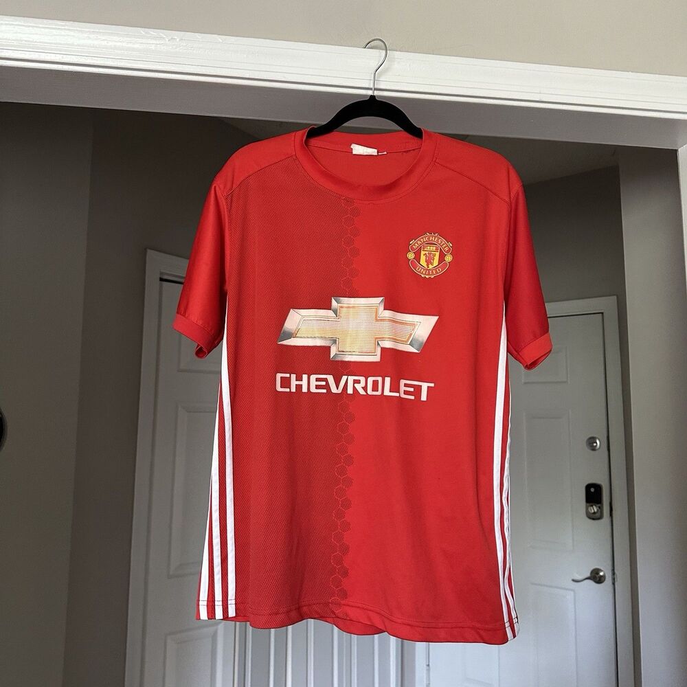MANCHESTER UNITED 2016/2017 HOME SOCCER JERSEY MEN'S M #9 Ibrahimovic